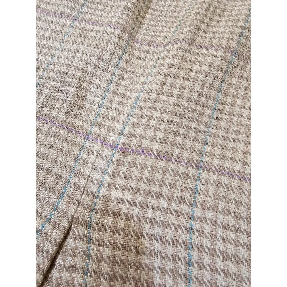 Neiman Marcus Sandhurst Blazer Sport Coat Jacket Plaid 2 Button Sz 46? 1970s